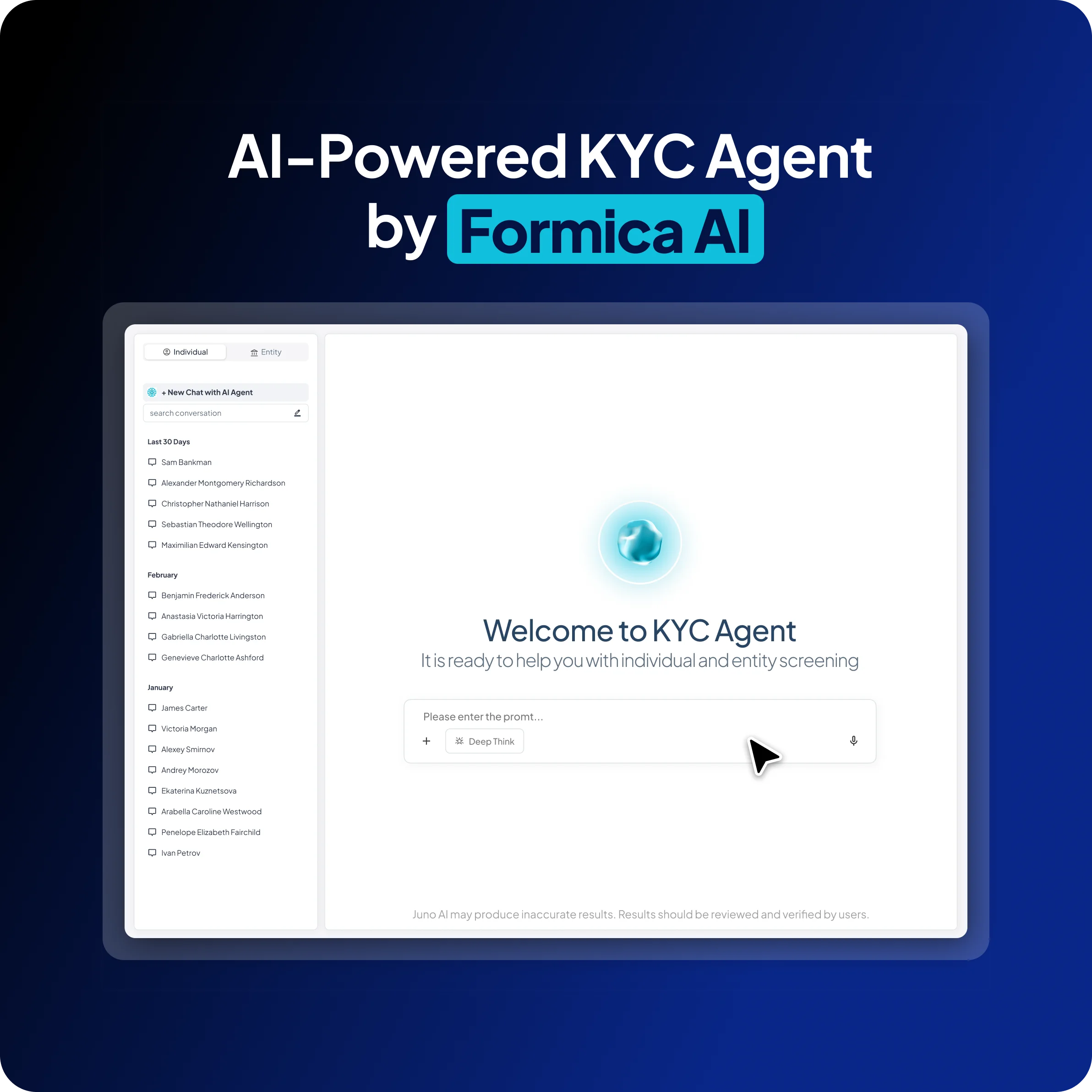 AI-Powered KYC Agent by Formica AI